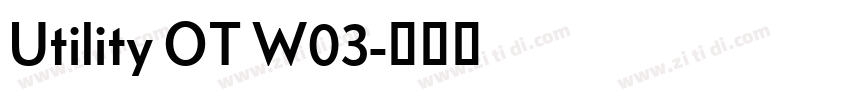 Utility OT W03字体转换